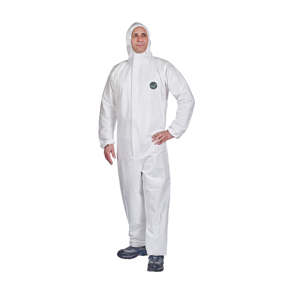 Tyvek Hazmat Pro Shield Coverall Suit with Hoodie 