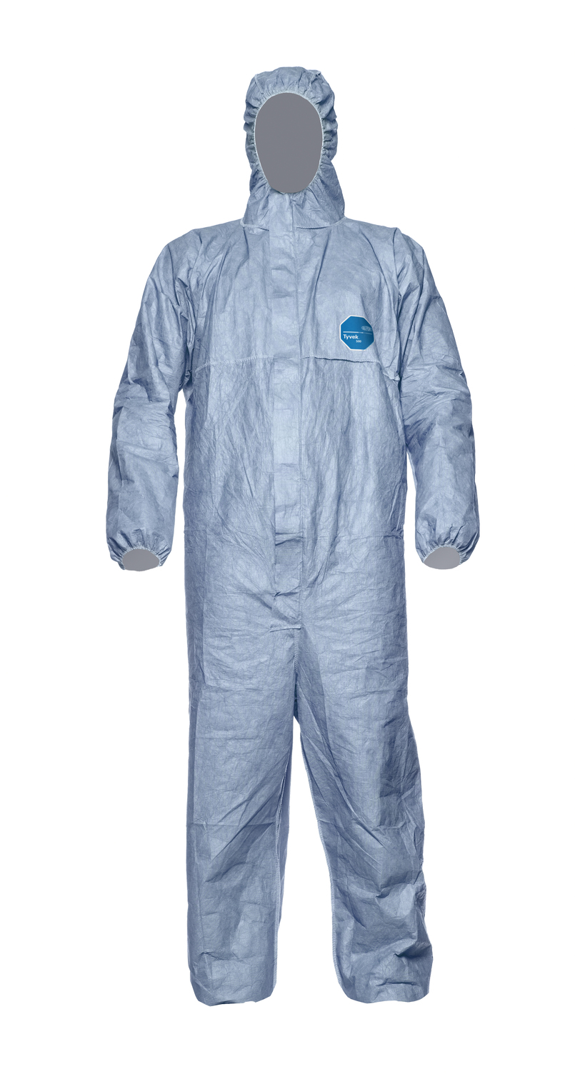 PROTECTIVE SUIT Size XL CAT III TYVEK DUPONT 500 Xpert Type 5/6 COVERALL 